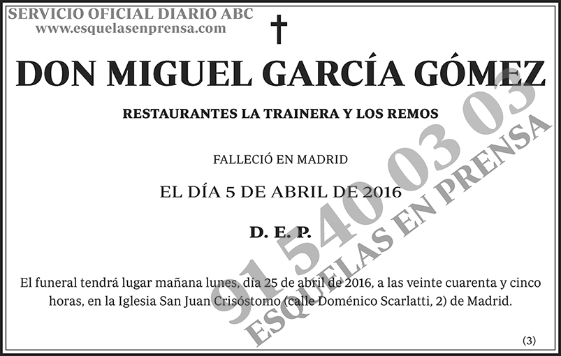 Miguel García Gómez